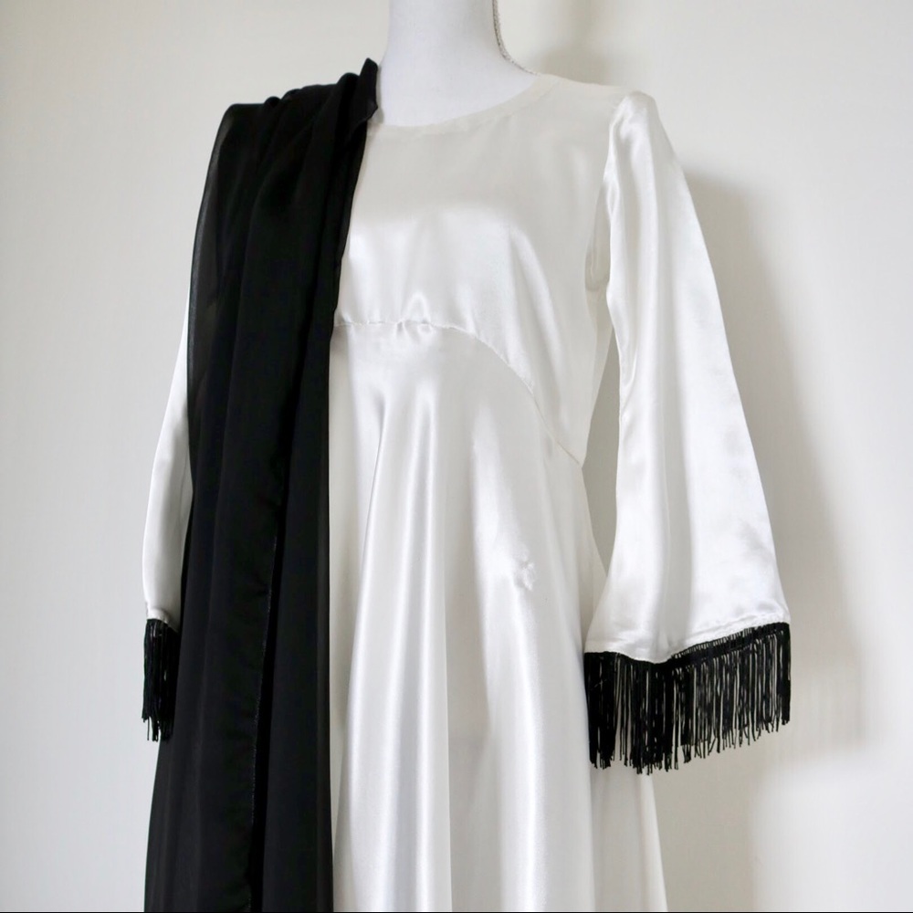 3-piece pakistani silk satin designer outfit